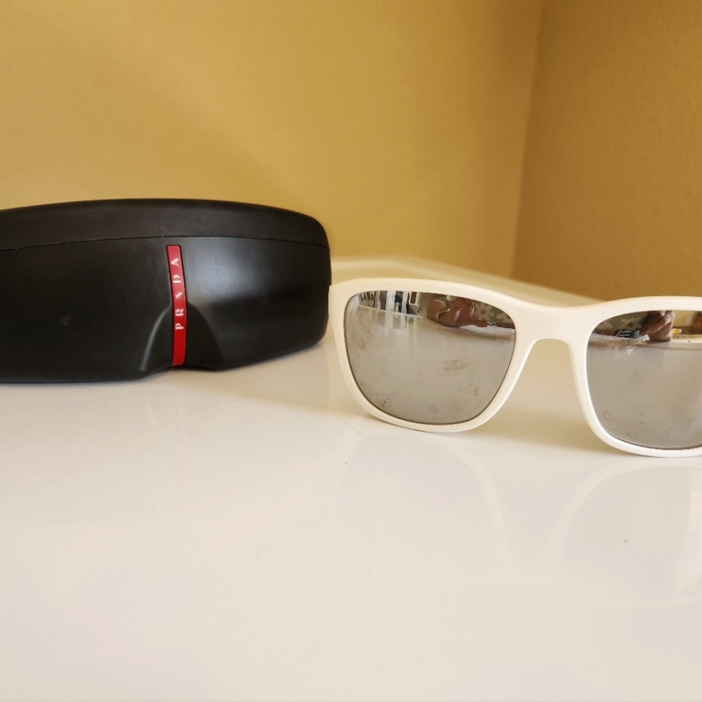 Prada White Women's Sunglasses